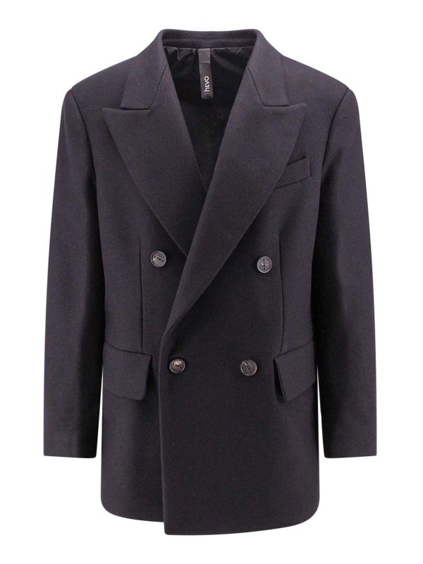 HEVO: ショートコート - ショートコート - 黒