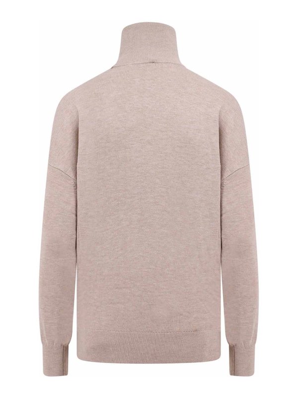 ISABEL MARANT: Strickpullover mit Rundhalsausschnitt online - Rundhalspullover - Beige
