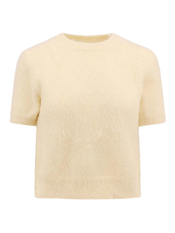 Maison Margiela: crew necks - Angora blend sweater