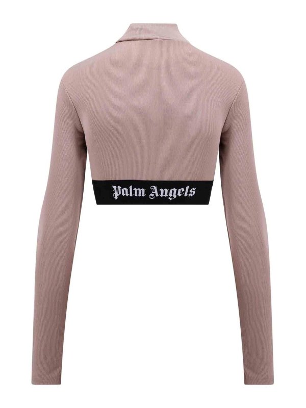 Palm Angels: Tops und Tank Tops online - Top - Beige