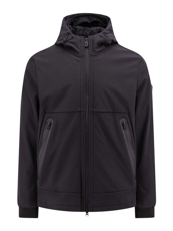 PEUTEREY: giacche casual - Giubbino in nylon con patch logo