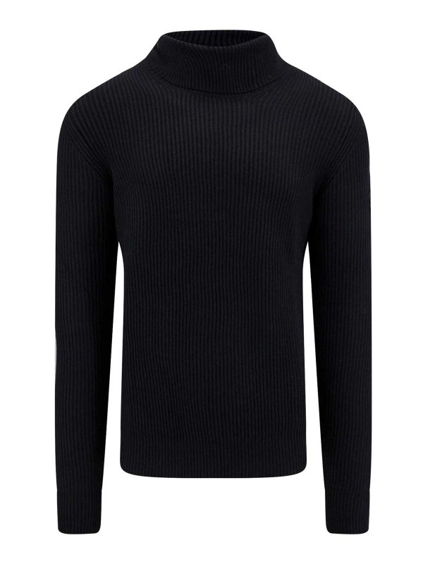 PEUTEREY: Strickpullover mit Rundhalsausschnitt - Rundhalspullover - Schwarz