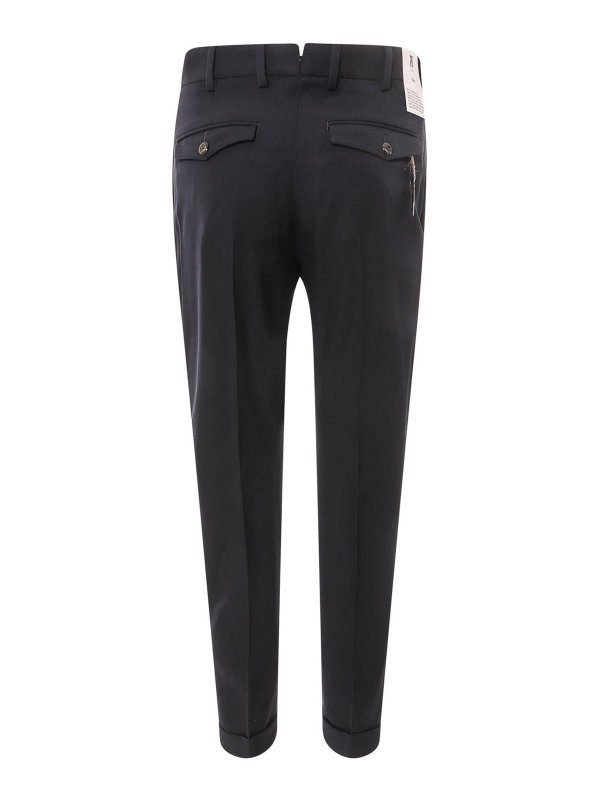 PT TORINO: casual trousers online - Rebel fit super 100 s virgin wool trouser