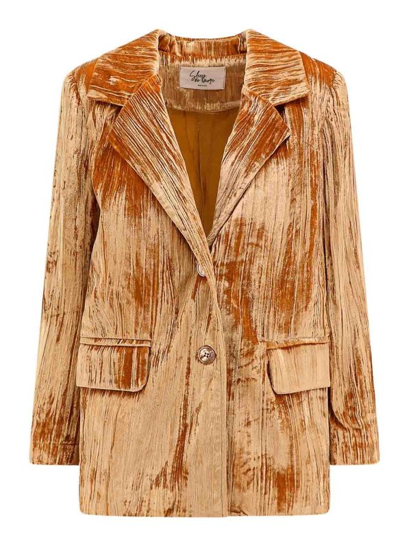 SLEEP NO MORE: Vestes de costume - Blazer - Marron