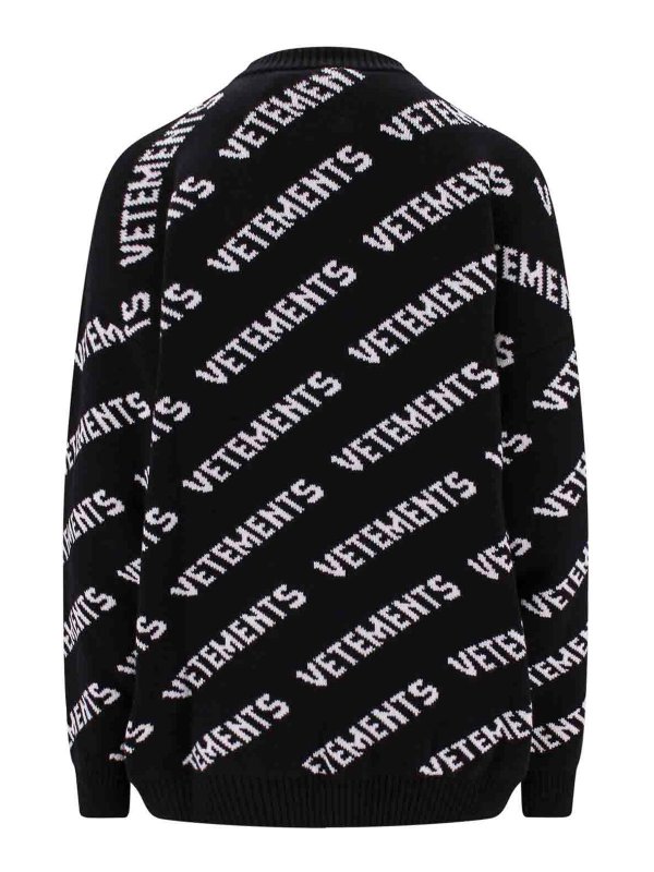 VETEMENTS: クルーネック online - クルーネック - 黒