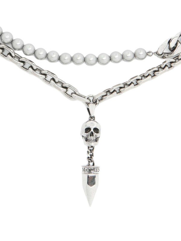 ALEXANDER MCQUEEN: Necklaces & Chokers online - Metal necklace