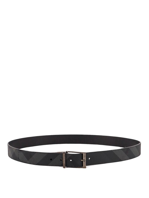 BURBERRY: belts - Coated canvas belt