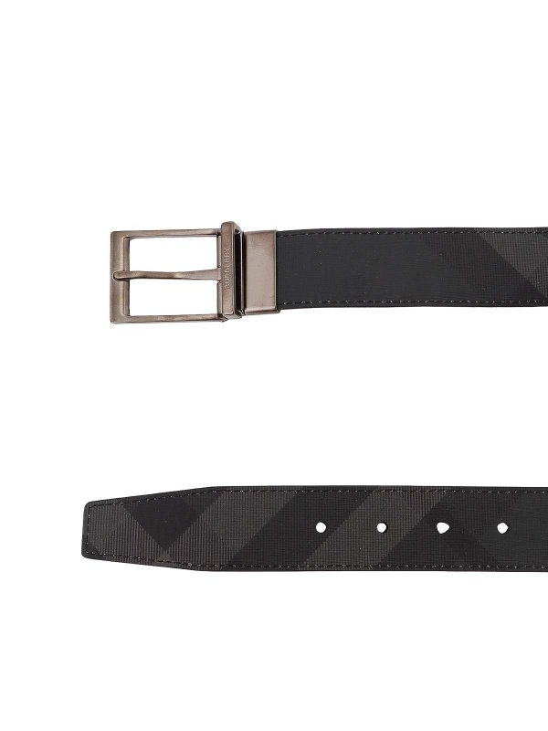 BURBERRY: belts online - Coated canvas belt