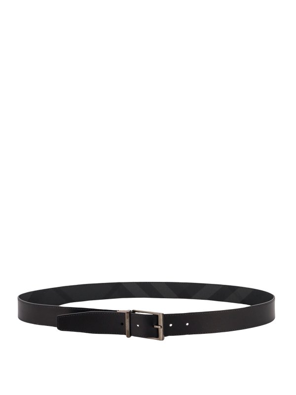 The Best Shops BURBERRY: belts - Coated canvas belt