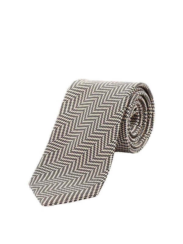 TOM FORD: Corbatas y pajaritas - Corbata - Beis