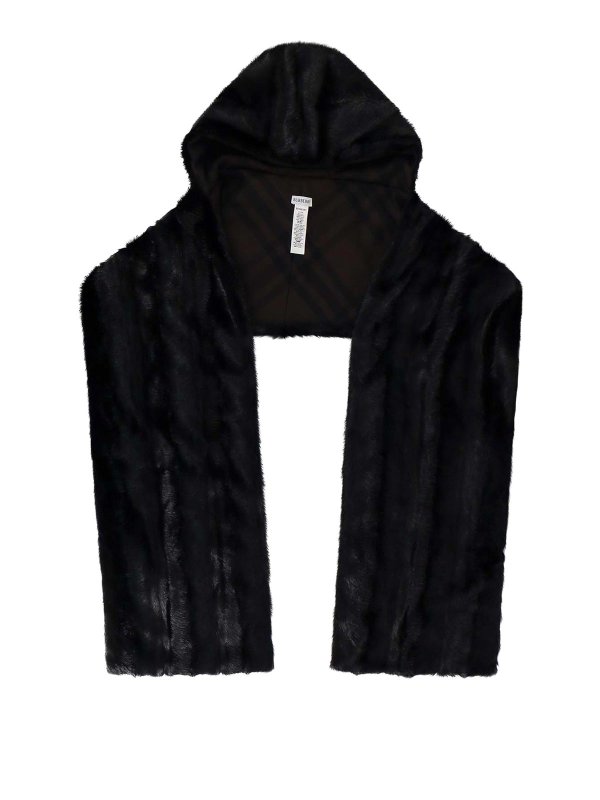 BURBERRY: スカーフ - スカーフ - 黒