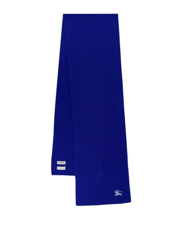BURBERRY: Bufandas y pañuelos - Bufanda - Azul
