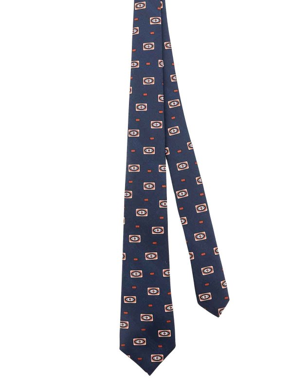 KITON: Krawatten und Fliegen online - Krawatte - Blau