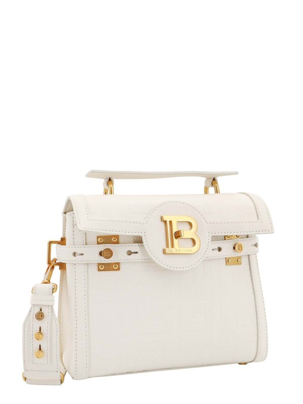 The Best Shops Balmain: Schultertaschen - Schultertasche - Weiß