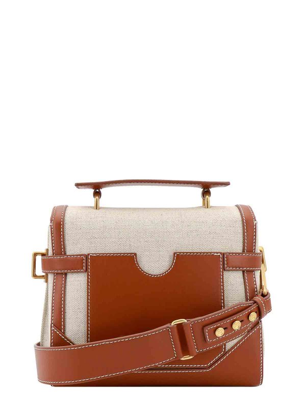 Balmain: Schultertaschen online - Schultertasche - Beige