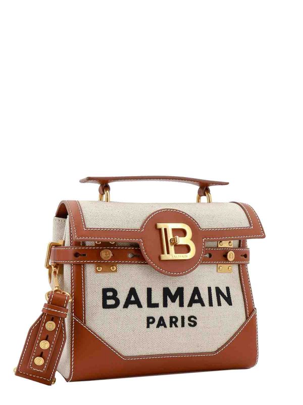 The Best Shops Balmain: Schultertaschen - Schultertasche - Beige