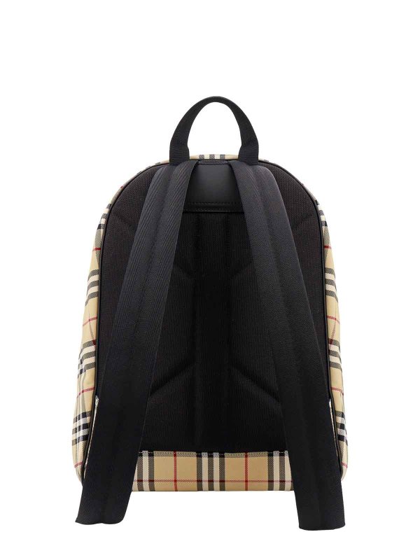 BURBERRY: backpacks online - Nylon backpack with vintage chec motif