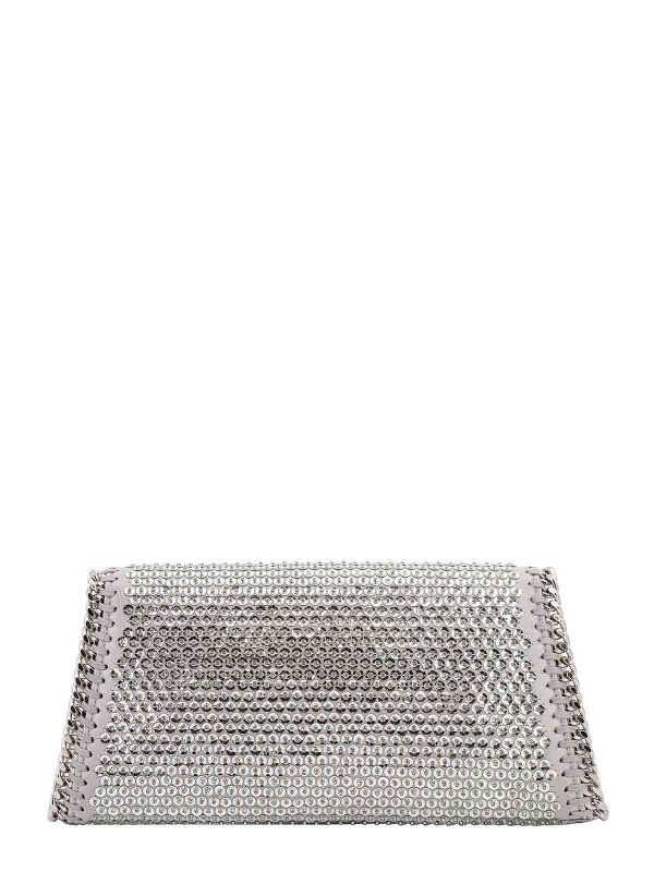 STELLA McCARTNEY: pochette online - Pochette in raso con paillettes