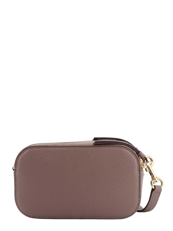 TORY BURCH: shoulder bags online - Leather shoulder bag with frontal logo