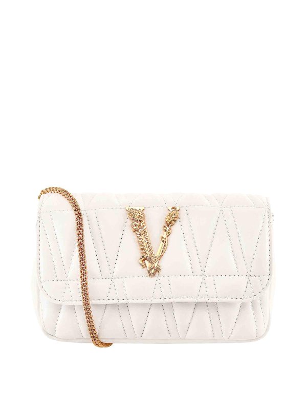 VERSACE: Bolsas bandoleras - Bolsa Bandolera - Blanco