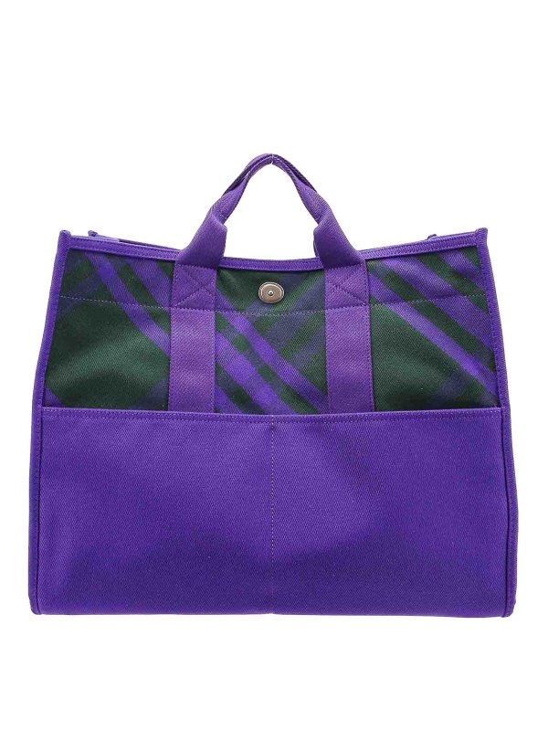 BURBERRY: Sacs portés épaule  - Sac Porté Épaule - Violet