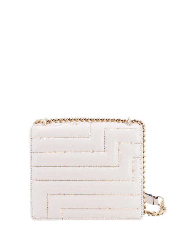 JIMMY CHOO: cross body bags online - Matelass Leather Bag Frontal Monogram