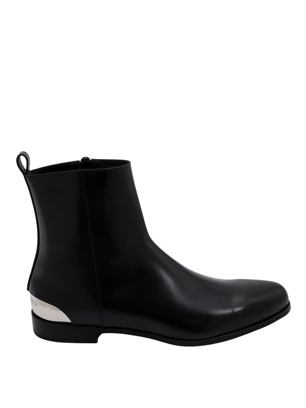 ALEXANDER MCQUEEN: boots - Leather boots