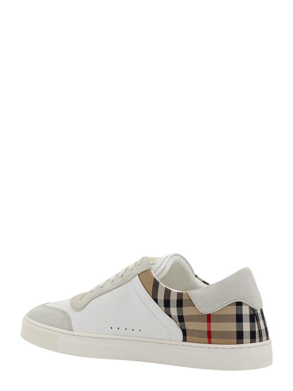 The Best Shops BURBERRY: trainers - Leather and suede sneakers