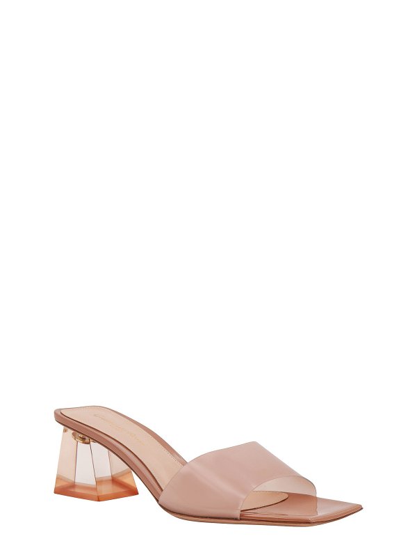 Gianvito Rossi: mules shoes online - Leather mule