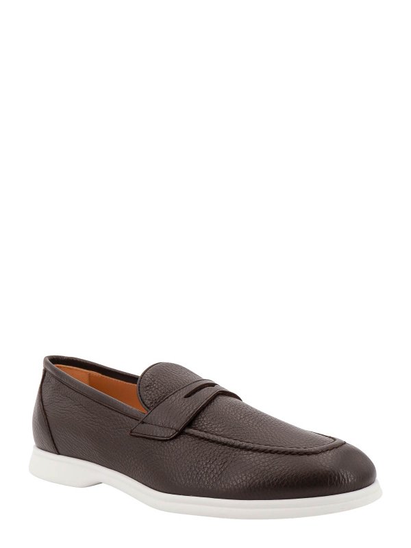 KITON: Loafers & Slippers online - Leather loafer