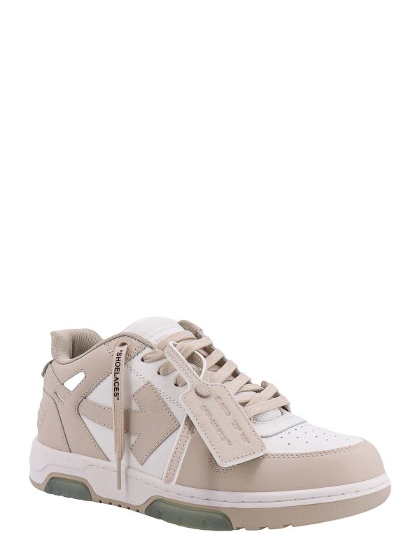 OFF-WHITE: Chaussures de sport online - Baskets - Beige