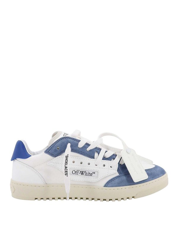 OFF-WHITE: sneakers - Sneaker in tela e camoscio