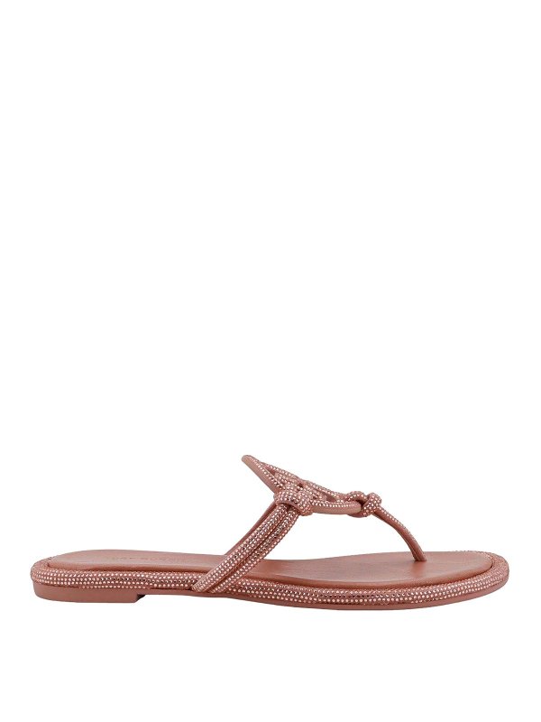 TORY BURCH: sandali - Sandali in camoscio