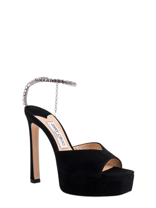 JIMMY CHOO: sandals online - Suede sandals