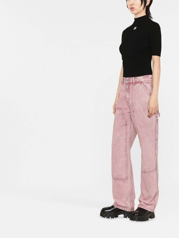 Courreges: クルーネック online - クルーネック - 黒