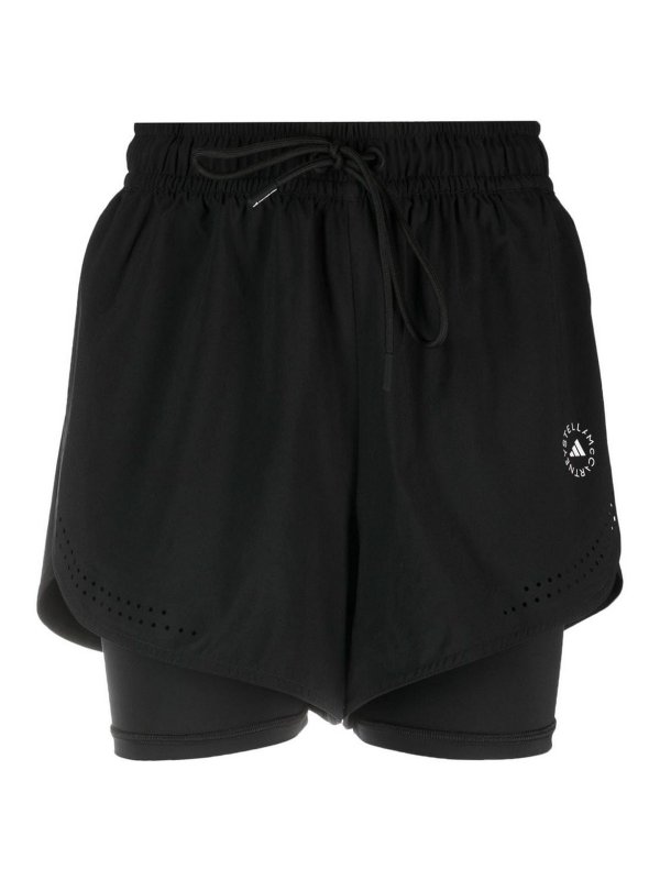 ADIDAS BY STELLA MCCARTNEY: ショートパンツ - ショートパンツ - 黒
