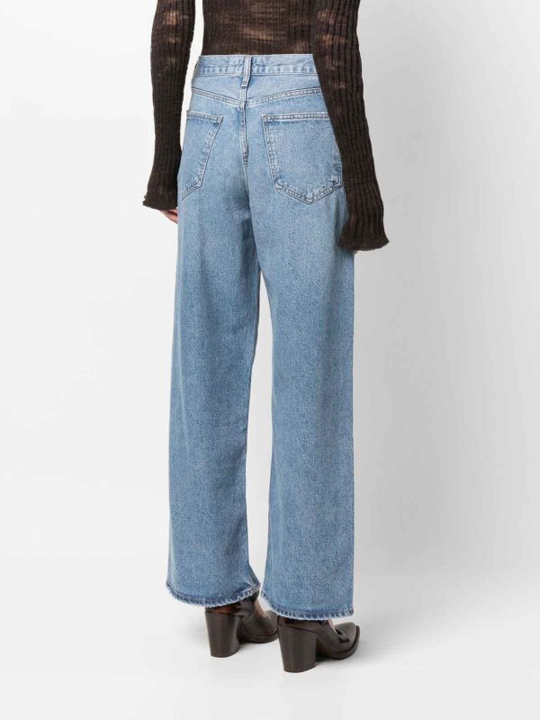 Denim low rise baggy jeans shop online: AGOLDE