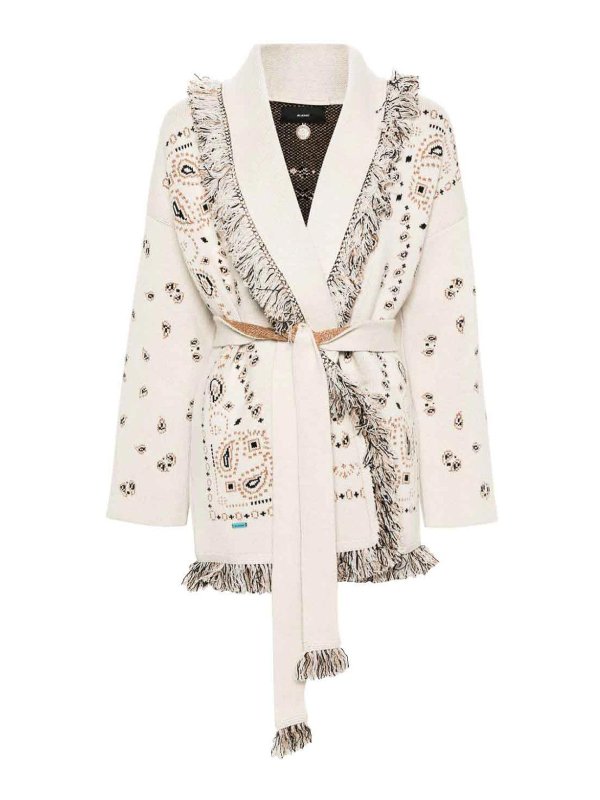 ALANUI: Cardigans - Cardigan - Beige