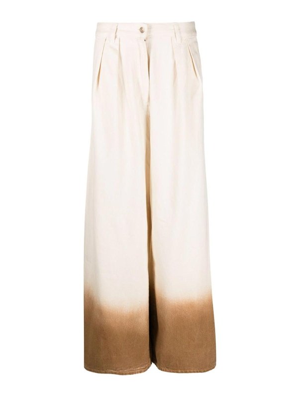 ALANUI: Bootcut - Bootcut Jeans - Weiß