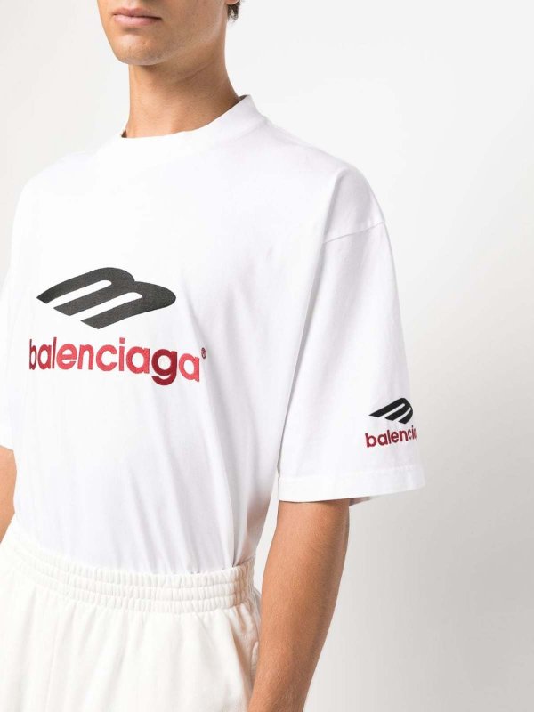 BALENCIAGA: Camisetas online - Camiseta - Blanco
