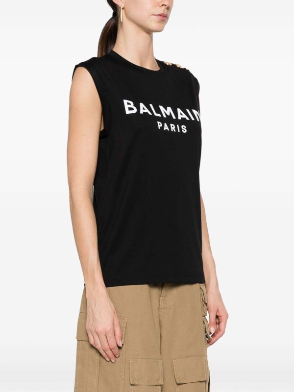 The Best Shops Balmain: トップス＆タンクトップ - トップ/タンクトップ - 黒