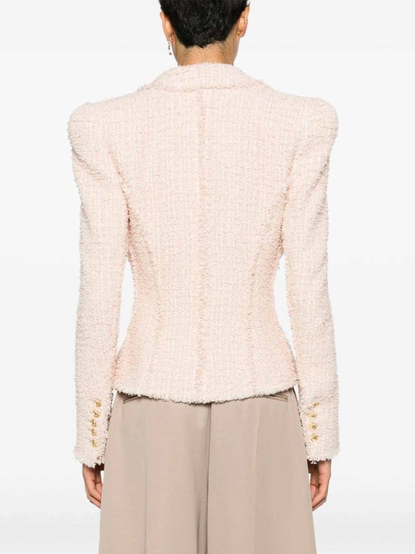 Balmain buy online Double-breasted tweed blazer