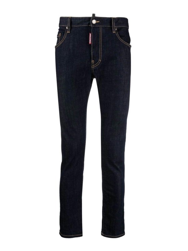 DSQUARED2: Bootcut - Bootcut Jeans - Blau