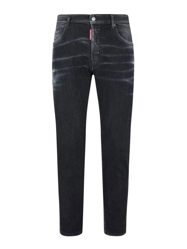DSQUARED2: Bootcut - Bootcut Jeans - Schwarz