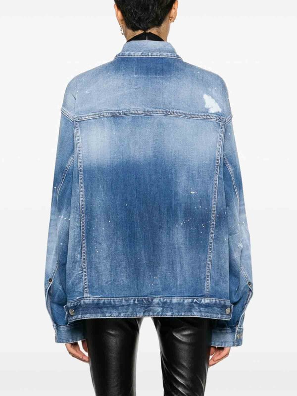 DSQUARED2: casual jackets online - Oversized denim jacket