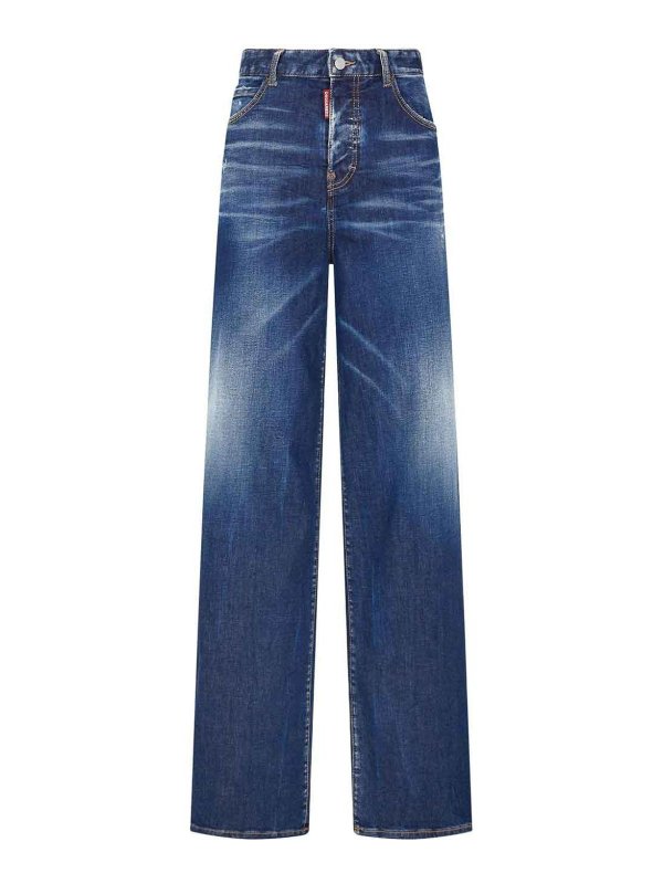 DSQUARED2: bootcut jeans - Traveller denim jeans