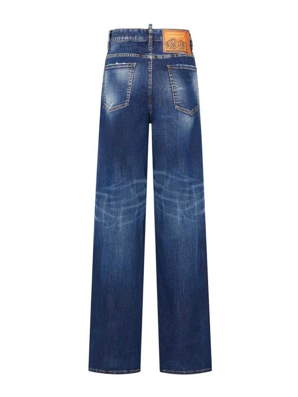 DSQUARED2: bootcut jeans online - Traveller denim jeans