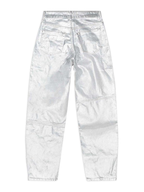 GANNI: bootcut jeans online - Organic cotton denim jeans