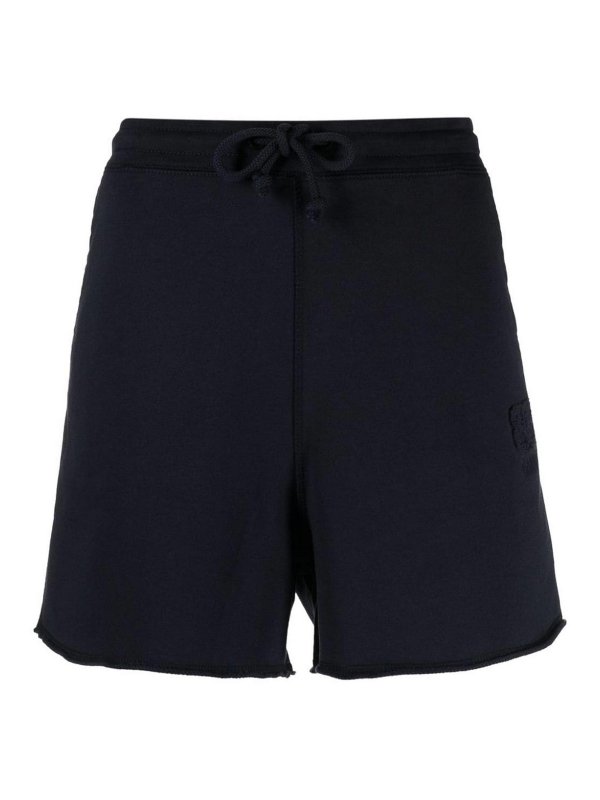 GANNI: Shorts - Short - Bleu