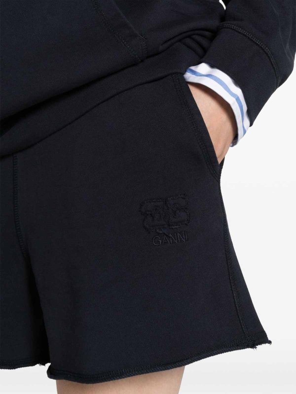 GANNI: Shorts online - Short - Bleu